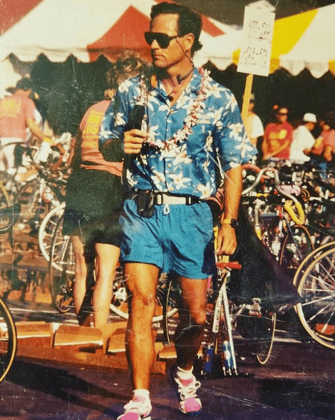Mike Reilly IRONMAN World Championship in Kona 1989